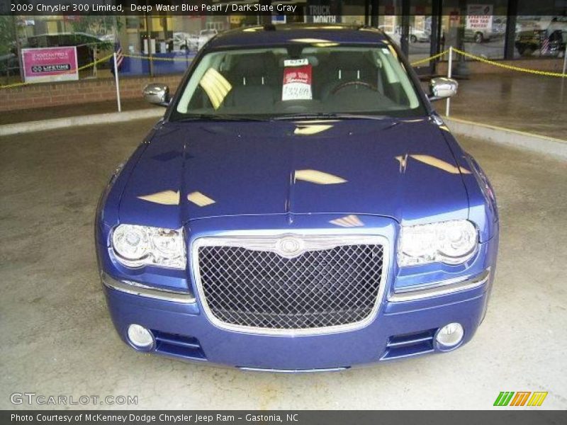 Deep Water Blue Pearl / Dark Slate Gray 2009 Chrysler 300 Limited