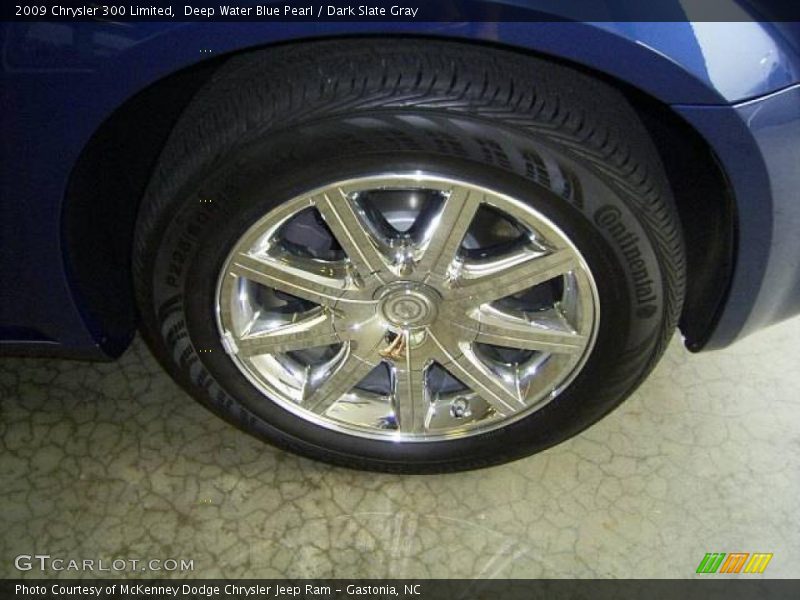 Deep Water Blue Pearl / Dark Slate Gray 2009 Chrysler 300 Limited