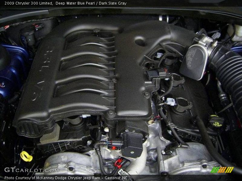 Deep Water Blue Pearl / Dark Slate Gray 2009 Chrysler 300 Limited
