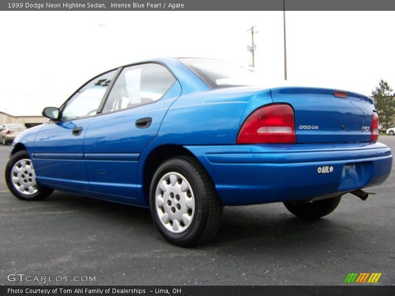 Intense Blue Pearl / Agate 1999 Dodge Neon Highline Sedan