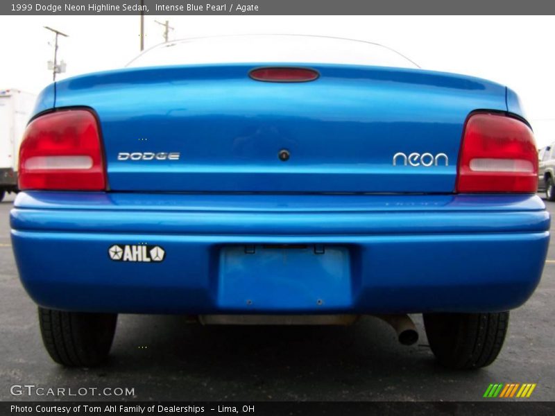 Intense Blue Pearl / Agate 1999 Dodge Neon Highline Sedan