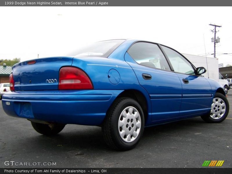 Intense Blue Pearl / Agate 1999 Dodge Neon Highline Sedan