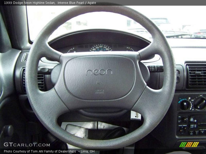 Intense Blue Pearl / Agate 1999 Dodge Neon Highline Sedan