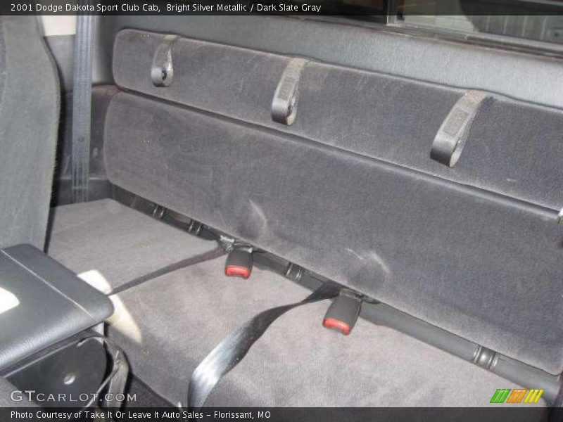 Bright Silver Metallic / Dark Slate Gray 2001 Dodge Dakota Sport Club Cab
