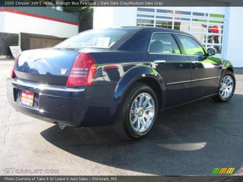 Midnight Blue Pearlcoat / Dark Slate Gray/Medium Slate Gray 2005 Chrysler 300 C HEMI