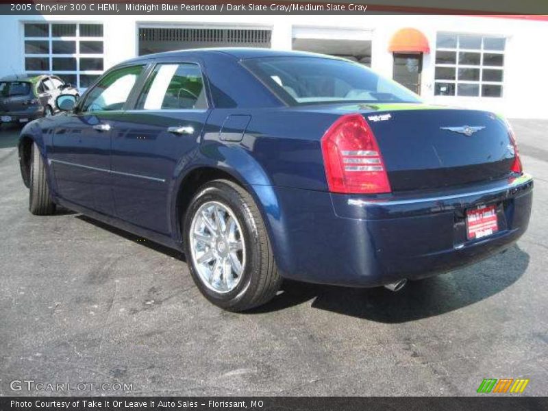 Midnight Blue Pearlcoat / Dark Slate Gray/Medium Slate Gray 2005 Chrysler 300 C HEMI