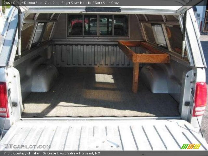 Bright Silver Metallic / Dark Slate Gray 2001 Dodge Dakota Sport Club Cab