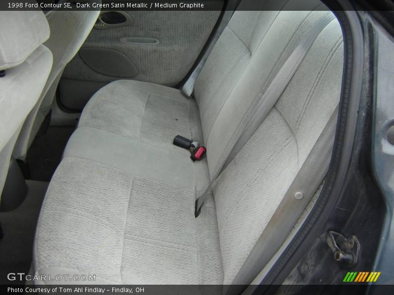 Dark Green Satin Metallic / Medium Graphite 1998 Ford Contour SE