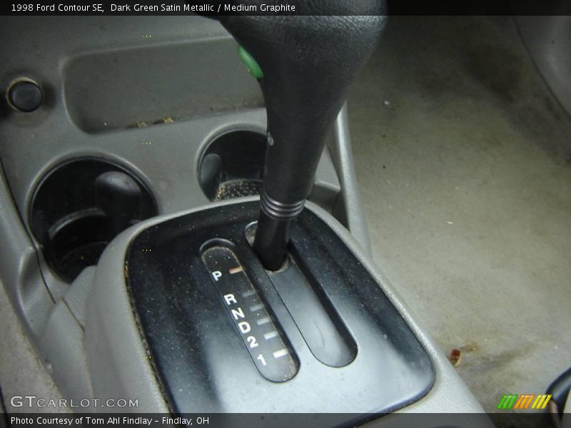 Dark Green Satin Metallic / Medium Graphite 1998 Ford Contour SE