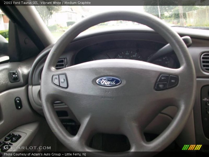 Vibrant White / Medium Graphite 2003 Ford Taurus SES