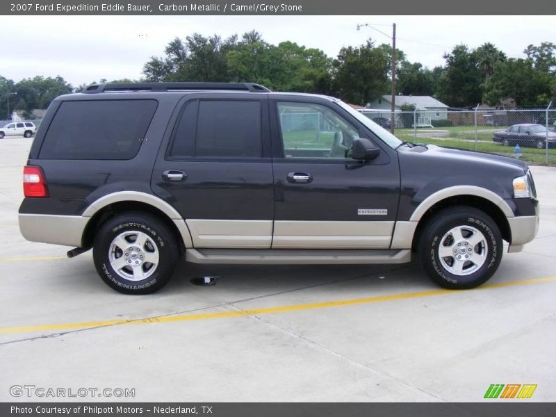 Carbon Metallic / Camel/Grey Stone 2007 Ford Expedition Eddie Bauer