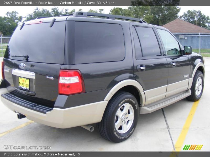Carbon Metallic / Camel/Grey Stone 2007 Ford Expedition Eddie Bauer