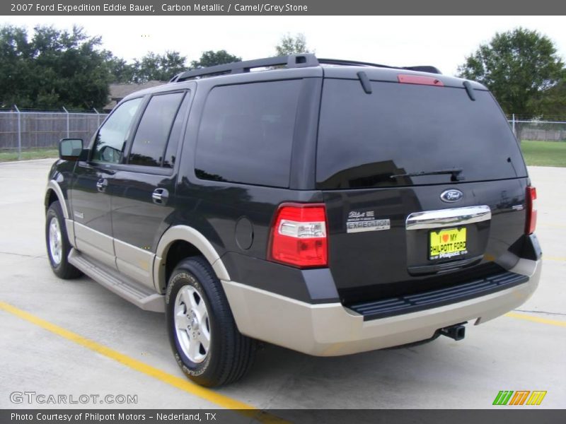 Carbon Metallic / Camel/Grey Stone 2007 Ford Expedition Eddie Bauer