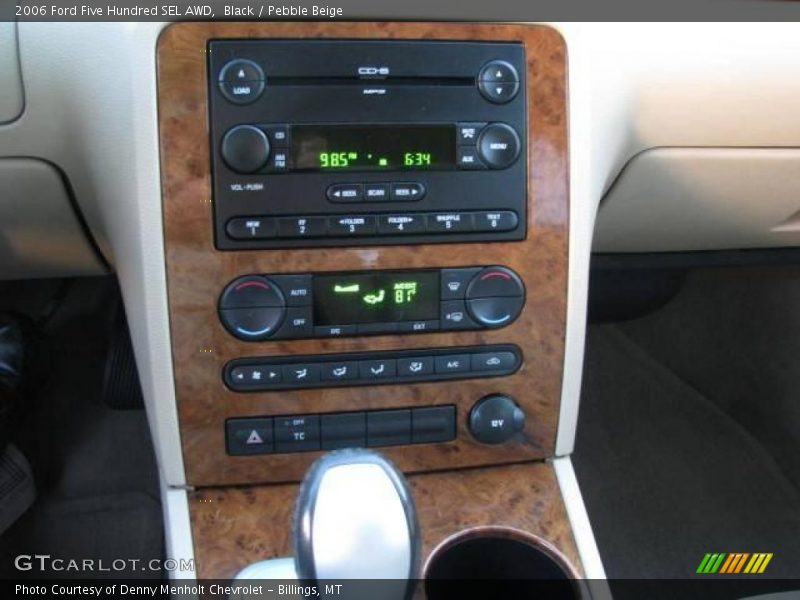 Black / Pebble Beige 2006 Ford Five Hundred SEL AWD