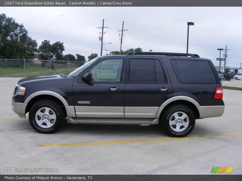 Carbon Metallic / Camel/Grey Stone 2007 Ford Expedition Eddie Bauer