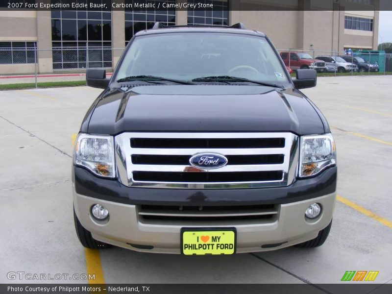 Carbon Metallic / Camel/Grey Stone 2007 Ford Expedition Eddie Bauer