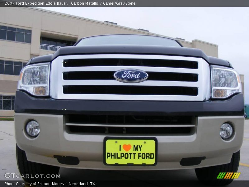 Carbon Metallic / Camel/Grey Stone 2007 Ford Expedition Eddie Bauer