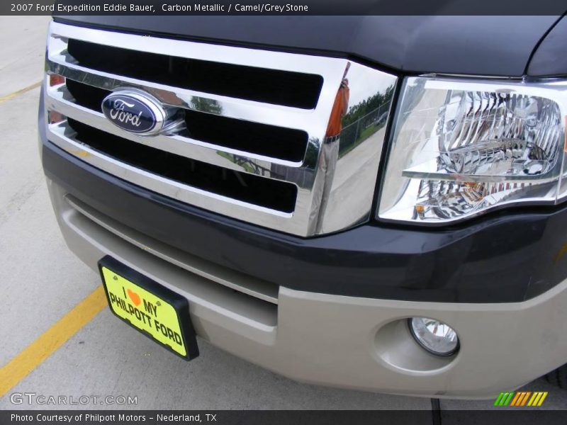 Carbon Metallic / Camel/Grey Stone 2007 Ford Expedition Eddie Bauer