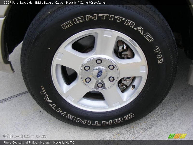 Carbon Metallic / Camel/Grey Stone 2007 Ford Expedition Eddie Bauer