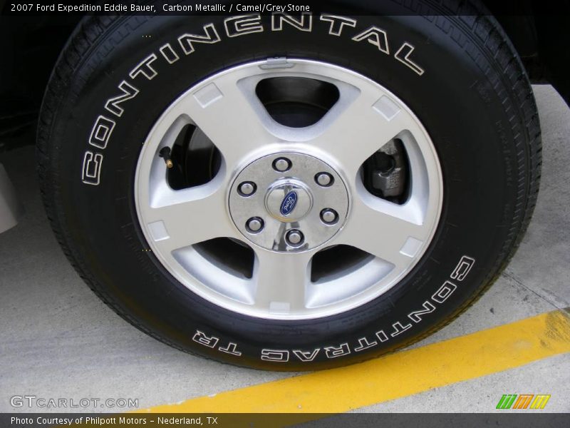 Carbon Metallic / Camel/Grey Stone 2007 Ford Expedition Eddie Bauer