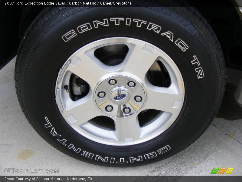 Carbon Metallic / Camel/Grey Stone 2007 Ford Expedition Eddie Bauer