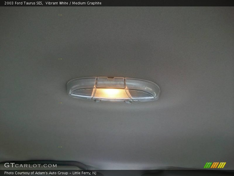 Vibrant White / Medium Graphite 2003 Ford Taurus SES