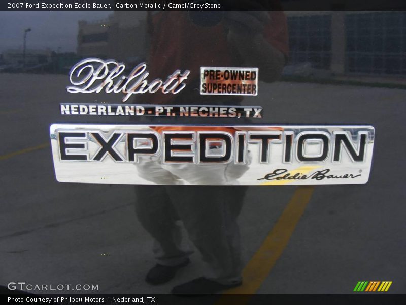 Carbon Metallic / Camel/Grey Stone 2007 Ford Expedition Eddie Bauer