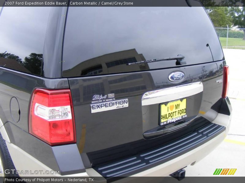 Carbon Metallic / Camel/Grey Stone 2007 Ford Expedition Eddie Bauer