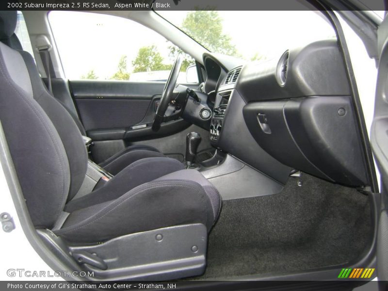 Aspen White / Black 2002 Subaru Impreza 2.5 RS Sedan