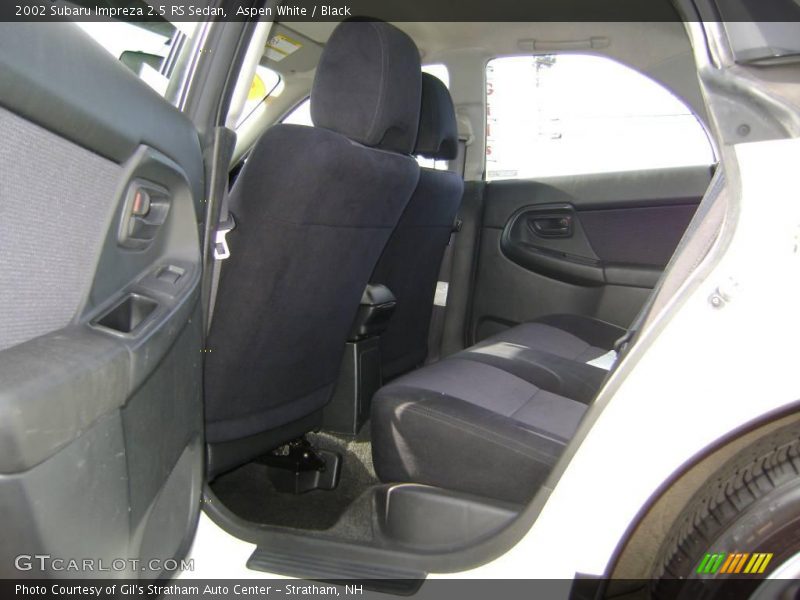 Aspen White / Black 2002 Subaru Impreza 2.5 RS Sedan