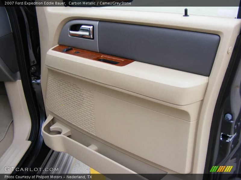 Carbon Metallic / Camel/Grey Stone 2007 Ford Expedition Eddie Bauer