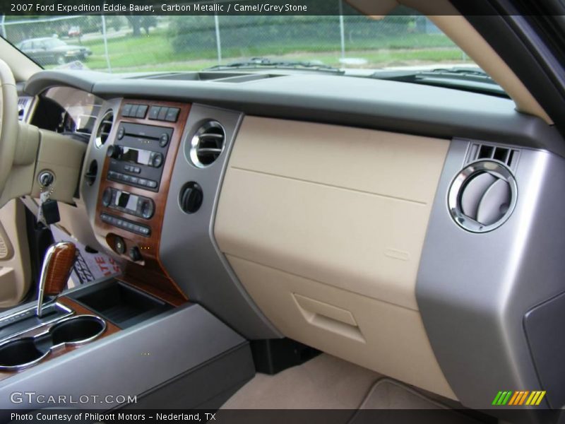 Carbon Metallic / Camel/Grey Stone 2007 Ford Expedition Eddie Bauer