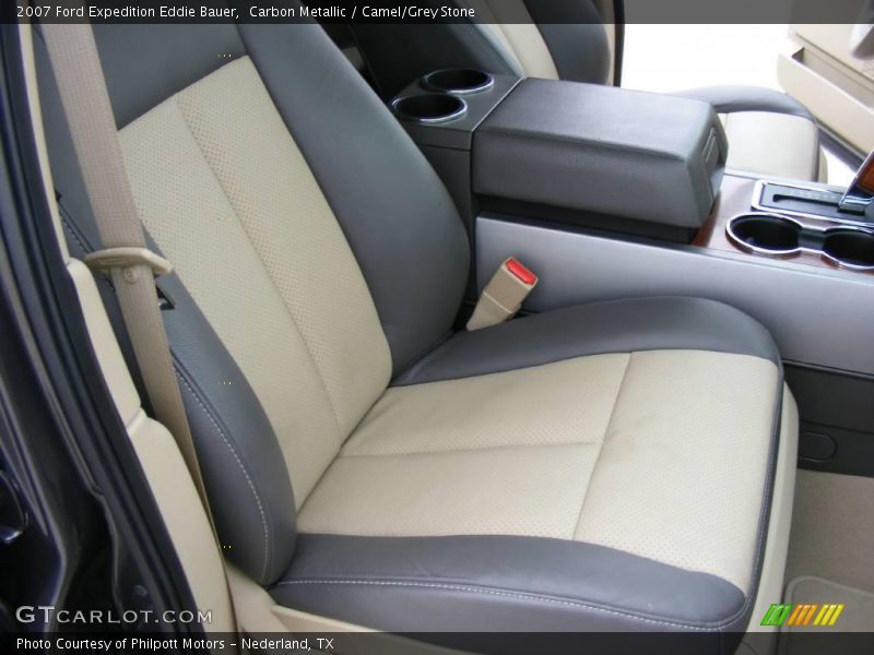 Carbon Metallic / Camel/Grey Stone 2007 Ford Expedition Eddie Bauer