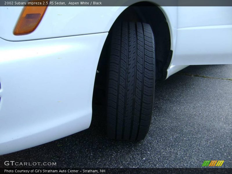 Aspen White / Black 2002 Subaru Impreza 2.5 RS Sedan