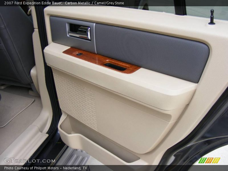 Carbon Metallic / Camel/Grey Stone 2007 Ford Expedition Eddie Bauer