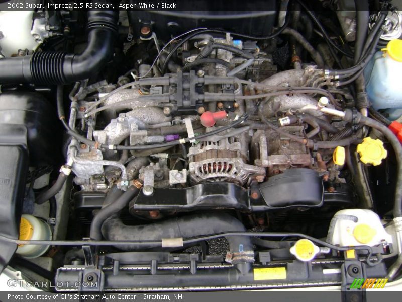Aspen White / Black 2002 Subaru Impreza 2.5 RS Sedan