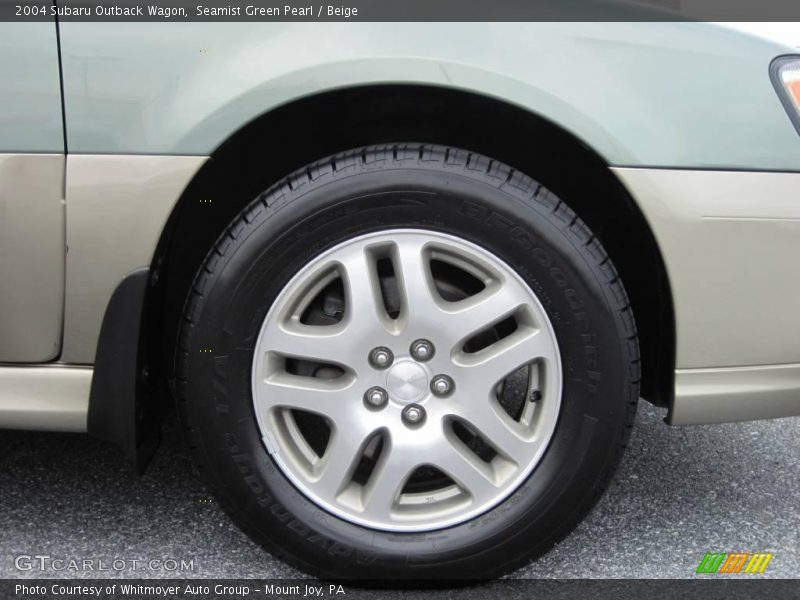 Seamist Green Pearl / Beige 2004 Subaru Outback Wagon