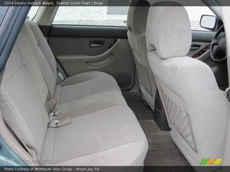 Seamist Green Pearl / Beige 2004 Subaru Outback Wagon