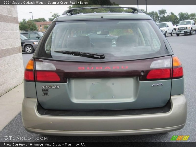 Seamist Green Pearl / Beige 2004 Subaru Outback Wagon