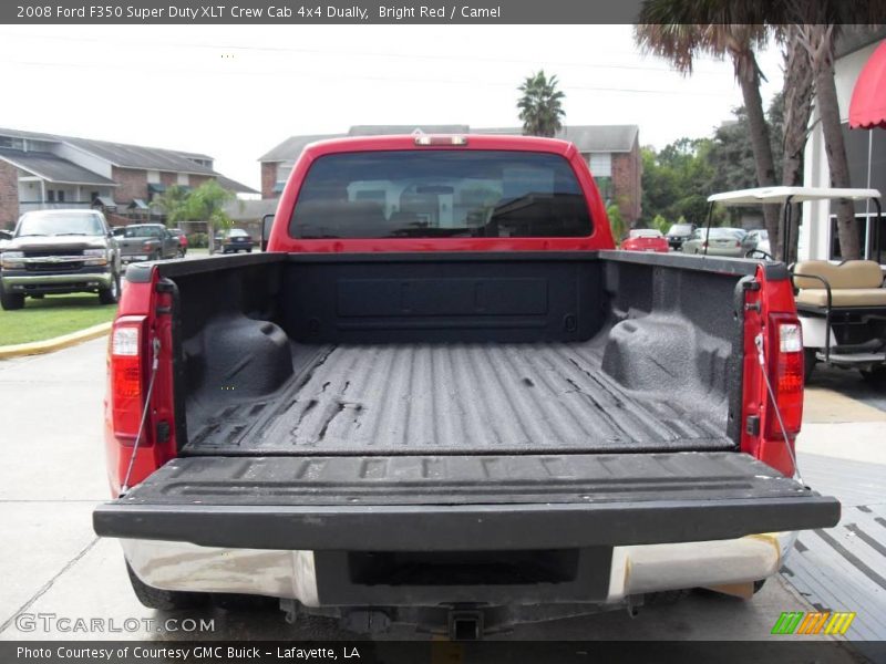Bright Red / Camel 2008 Ford F350 Super Duty XLT Crew Cab 4x4 Dually