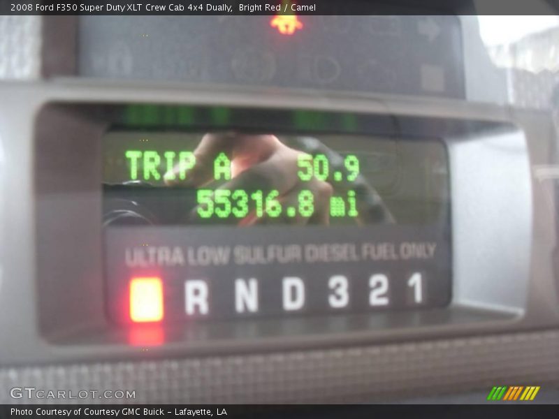 Bright Red / Camel 2008 Ford F350 Super Duty XLT Crew Cab 4x4 Dually