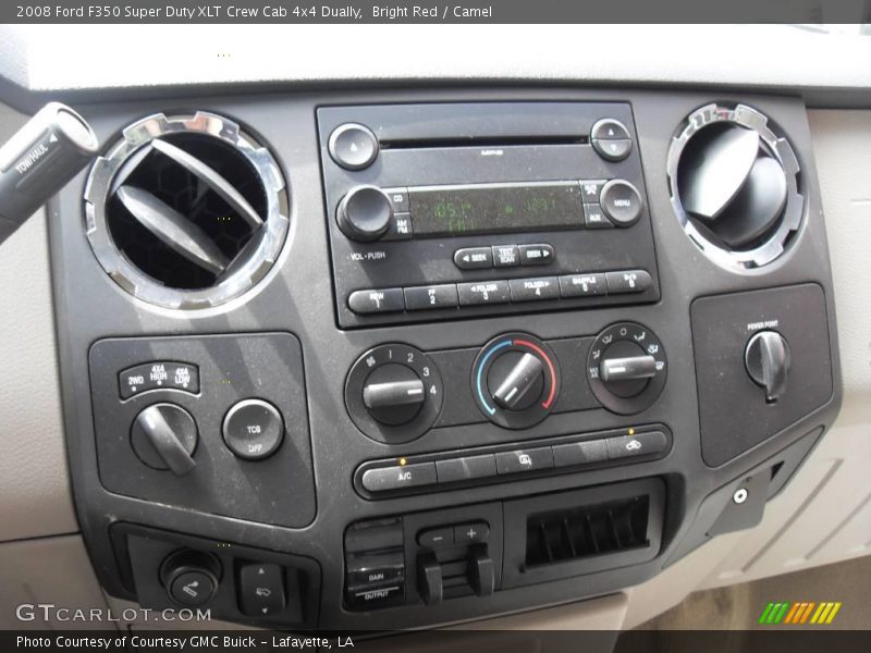 Bright Red / Camel 2008 Ford F350 Super Duty XLT Crew Cab 4x4 Dually