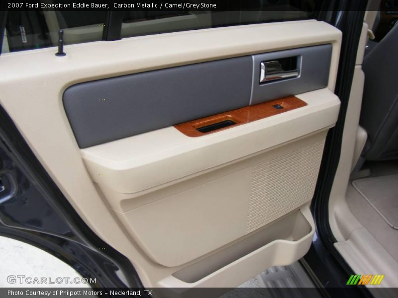 Carbon Metallic / Camel/Grey Stone 2007 Ford Expedition Eddie Bauer