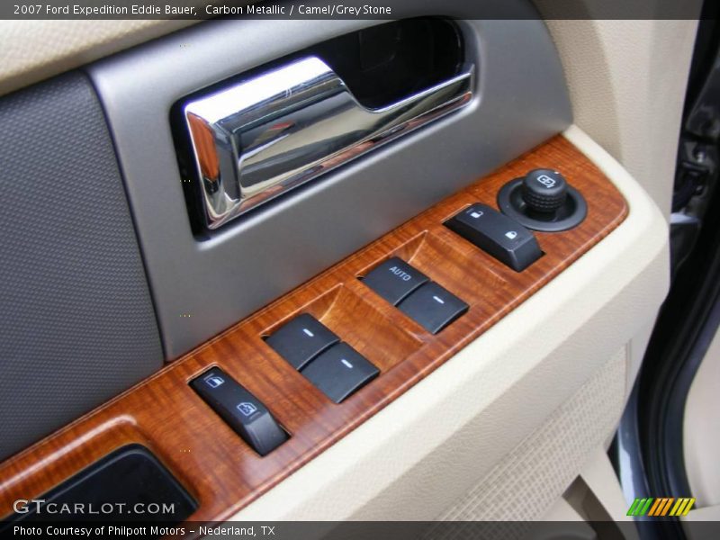 Carbon Metallic / Camel/Grey Stone 2007 Ford Expedition Eddie Bauer