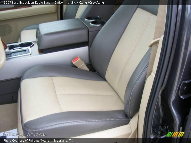 Carbon Metallic / Camel/Grey Stone 2007 Ford Expedition Eddie Bauer