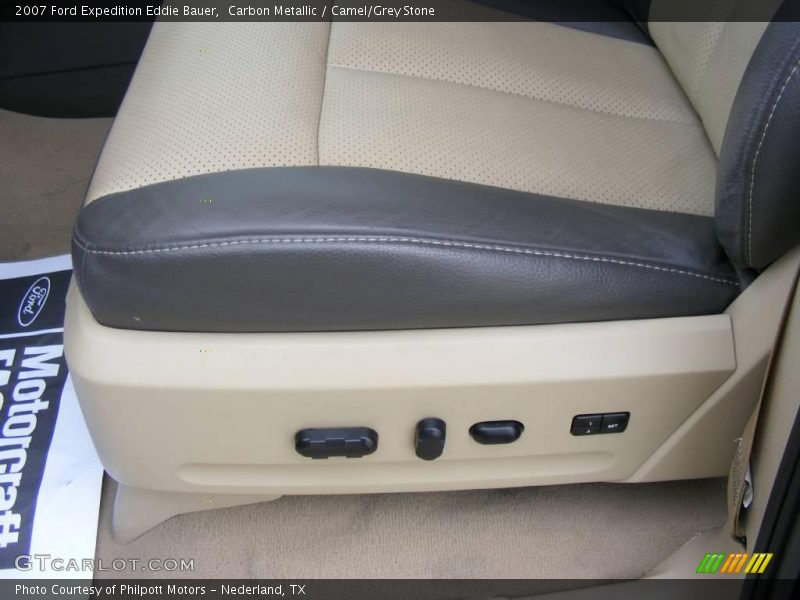 Carbon Metallic / Camel/Grey Stone 2007 Ford Expedition Eddie Bauer