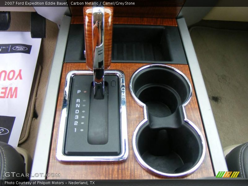 Carbon Metallic / Camel/Grey Stone 2007 Ford Expedition Eddie Bauer