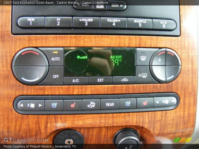 Carbon Metallic / Camel/Grey Stone 2007 Ford Expedition Eddie Bauer