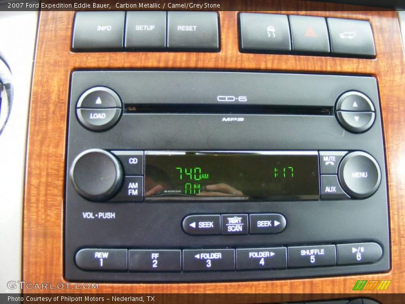 Carbon Metallic / Camel/Grey Stone 2007 Ford Expedition Eddie Bauer