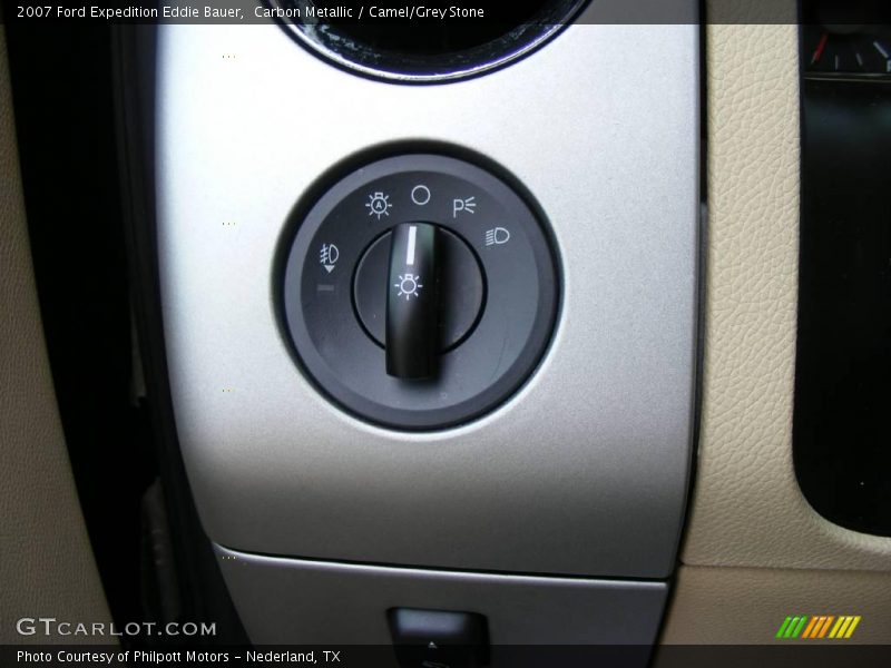 Carbon Metallic / Camel/Grey Stone 2007 Ford Expedition Eddie Bauer